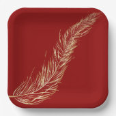 ゴールデンフェザー ペーパープレート (正面)