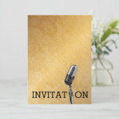 ゴールデンフェスティバル 誕生日 パーソナライズ 招待状 (スタンド正面)