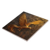 ゴールデンフェニックスオンストーンセラミックタイル タイル (側面)