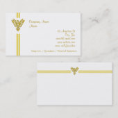 ゴールデンフェニックスライジング – クリーン、毎日のデザイン 名刺 (正面/裏面)