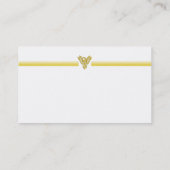 ゴールデンフェニックスライジング – クリーン、毎日のデザイン 名刺 (裏面)