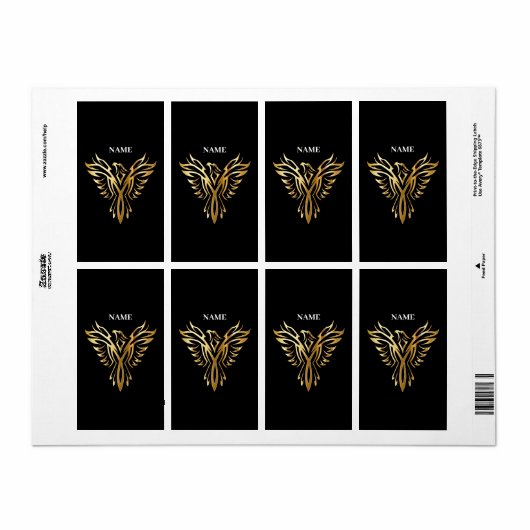 ゴールデンフェニックス、エレガンス ラベル (フルシート)