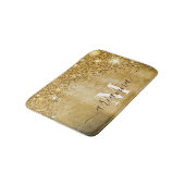 ゴールデンフォイルとグリッター バスマット (アングル)