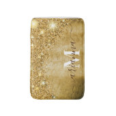 ゴールデンフォイルとグリッター バスマット (正面縦)