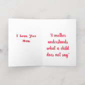 ゴールデンフォイルのグリーティングカードで母の日を幸せに 箔シーズンカード (内側レイダウン)