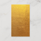 ゴールデンフォイル写真パイナップル 名刺 (裏面)