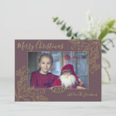 ゴールデンフォイル冬の果実の写真 招待状 (スタンド正面)