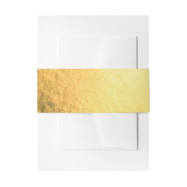 ゴールデンフォイル結婚式招待状ベリーバンド 招待状ベリーバンド