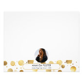 ゴールデンフォト卒業パーティーの署名ポスター フォトプリント            (正面)