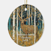 ゴールデンフォレストディアー セラミックオーナメント (左)