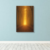 ゴールデンフォレストパスアットデュスク キャンバスプリント (インサイチュ (ウッドフロア))