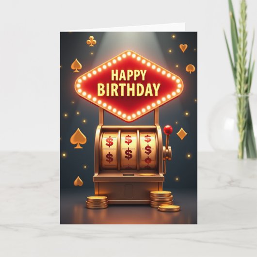 ゴールデンフォーチュン 誕生日カード カード (正面)