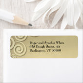 ゴールデンフォーマル差出人住所ラベル ラベル (インサイチュ)