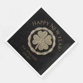 ゴールデンフォーリーフクローバーハッピーニューイヤー幸運 (コーナー)