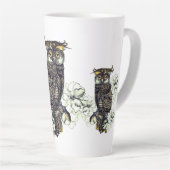 ゴールデンフクロウグリーンラン カフェラテマグ (右アングル)