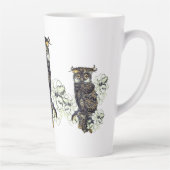 ゴールデンフクロウグリーンラン カフェラテマグ (右)