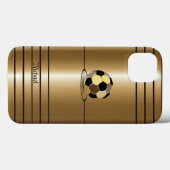 ゴールデンフットボールスタイル Case-Mate iPhoneケース (裏面 (横))