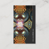 ゴールデンフラクタルテンプルアート名刺 名刺 (裏面)