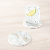 ゴールデンフラックホワイトマーブル コースター (側面)