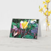 ゴールデンフラムカード カード (黄色い花)