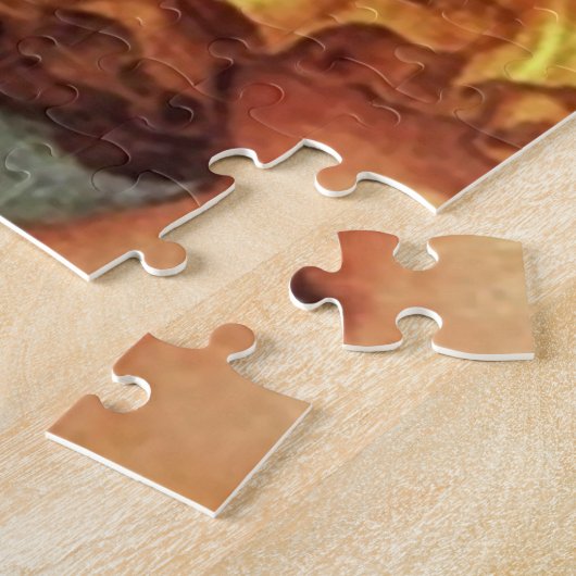 ゴールデンフラメンコ美しいメキシコのカレンダーの女の子 ジグソーパズル (側面)