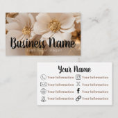 ゴールデンフラワーズエステティック名刺 名刺 (正面/裏面)