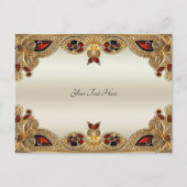 ゴールデンフラワーズ 赤い宝石 ポストカード (正面)