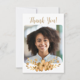 ゴールデンフラワーハイスクール卒業 サンキューカード