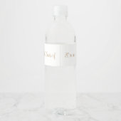 ゴールデンフラワーハイスクール卒業 ペットボトルラベル (裏面)