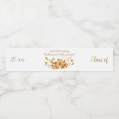 ゴールデンフラワーハイスクール卒業 ペットボトルラベル (シングルラベル)