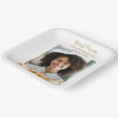 ゴールデンフラワーハイスクール卒業 ペーパープレート (傾斜あり)