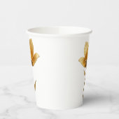 ゴールデンフラワーペーパーカップ 紙コップ (左)