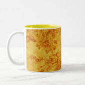 ゴールデンフラワーマグ ツートーンマグカップ (左)