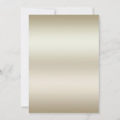 ゴールデンフラワーレッドジェムストーンスプレンダーブライダルシャワー 招待状 (裏面)