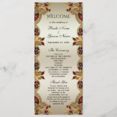 ゴールデンフラワーレッドジェムストーンスプレンダー結婚ズ プログラム (正面)