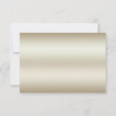 ゴールデンフラワーレッドジェムストーンスプレンダーRSVPカード 出欠カード (裏面)