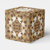 ゴールデンフラワーレッドジェムストーンビーフボックス フェイバーボックス (裏面サイド)