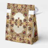 ゴールデンフラワーレッドジェムストーンビーフボックス フェイバーボックス (裏面サイド)