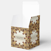 ゴールデンフラワーレッドジェムストーンビーフボックス フェイバーボックス (オープン)