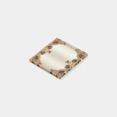 ゴールデンフラワーレッドジェムストーン投稿itメモ ポストイット (アングル)