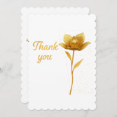 ゴールデンフラワー平 感謝カード (正面/裏面)