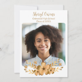 ゴールデンフラワー高校卒業 招待状