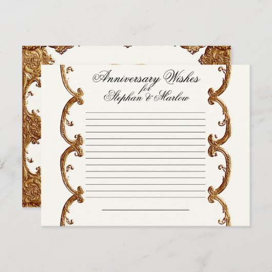 ゴールデンフランスのスワールウィーズが50周年を迎える アドバイスカード (正面/裏面)