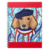 ゴールデンフランスのレトリバー ノートブック (正面)