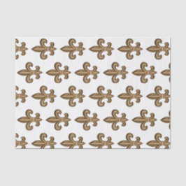 ゴールデンフランスの（紋章の）フラ・ダ・リクレスト 薄葉紙