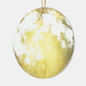ゴールデンフルムーンクリスマスホリデー セラミックオーナメント (左)