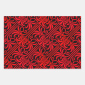 ゴールデンフレア、クリムゾン新しい、ブドウ&つる植物 ラッピングペーパーシート (正面2)