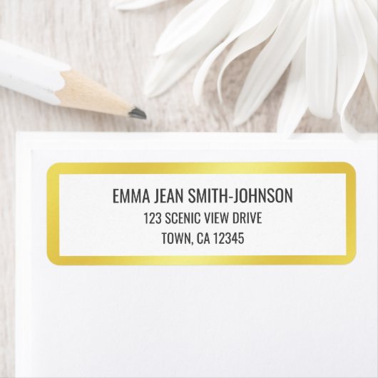 ゴールデンフレモダンームエレガントグラマラス金ゴールドシック ラベル (インサイチュ)