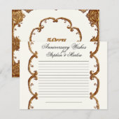 ゴールデンフレンチスワールウィッシュノーツ 50周年記念 アドバイスカード (正面/裏面)