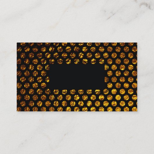 ゴールデンフレーク水玉模様 名刺 (裏面)